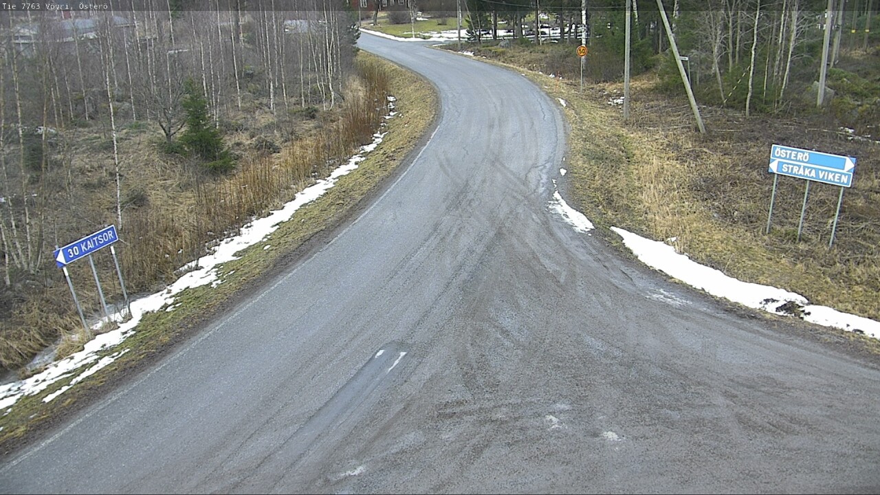 Weather Camera Image Väg 7763 Vöyri, Österö, Vöyri, Pohjanmaa
