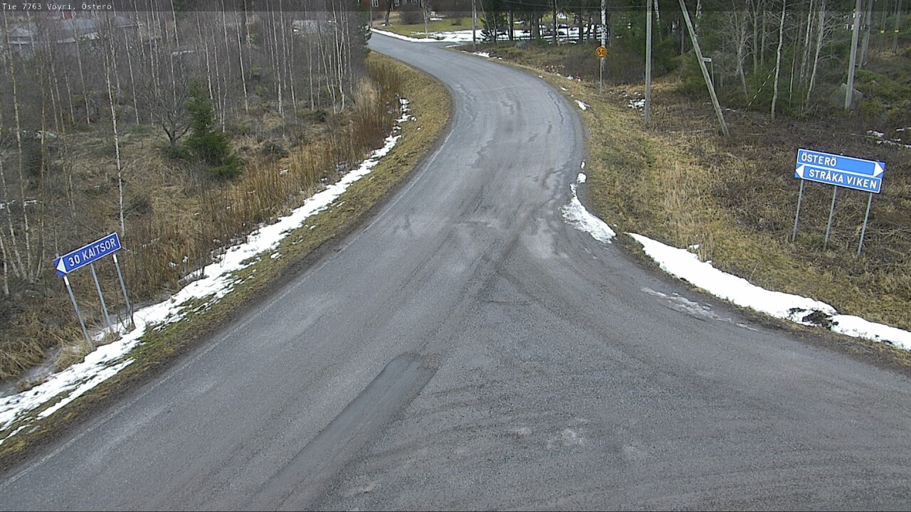 Weather Camera Image Väg 7763 Vöyri, Österö, Vöyri, Pohjanmaa