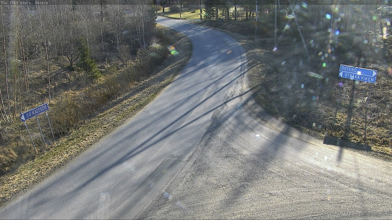 Weather Camera Image Väg 7763 Vöyri, Österö, Vöyri, Pohjanmaa