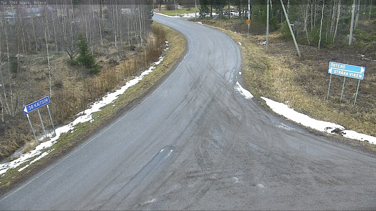 Weather Camera Image Väg 7763 Vöyri, Österö, Vöyri, Pohjanmaa
