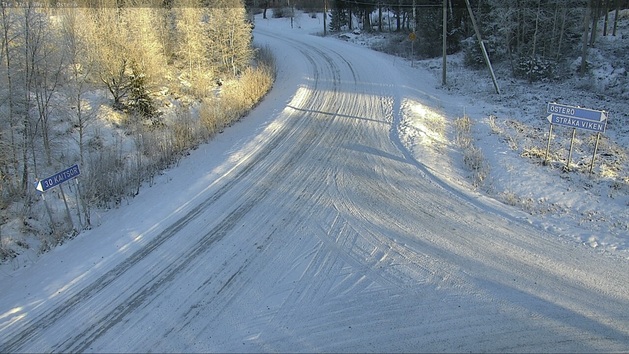 Weather Camera Image Väg 7763 Vöyri, Österö, Vöyri, Pohjanmaa