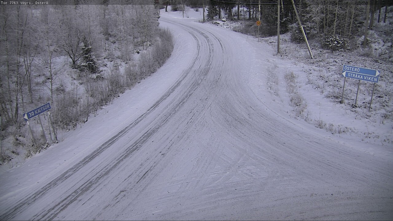 Weather Camera Image Road 7763 Vöyri, Österö, Vöyri, Pohjanmaa