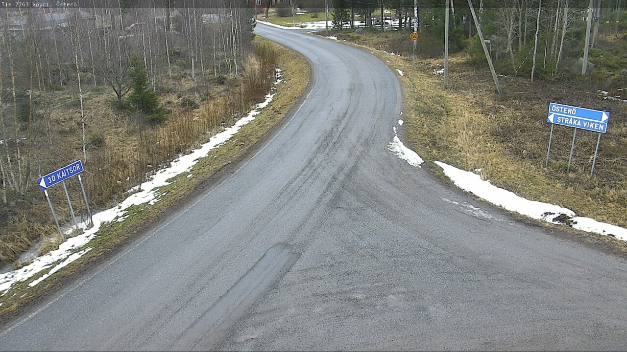 Weather Camera Image Väg 7763 Vöyri, Österö, Vöyri, Pohjanmaa