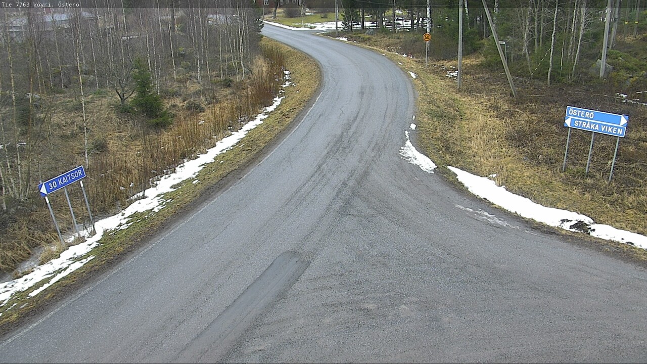 Weather Camera Image Väg 7763 Vöyri, Österö, Vöyri, Pohjanmaa
