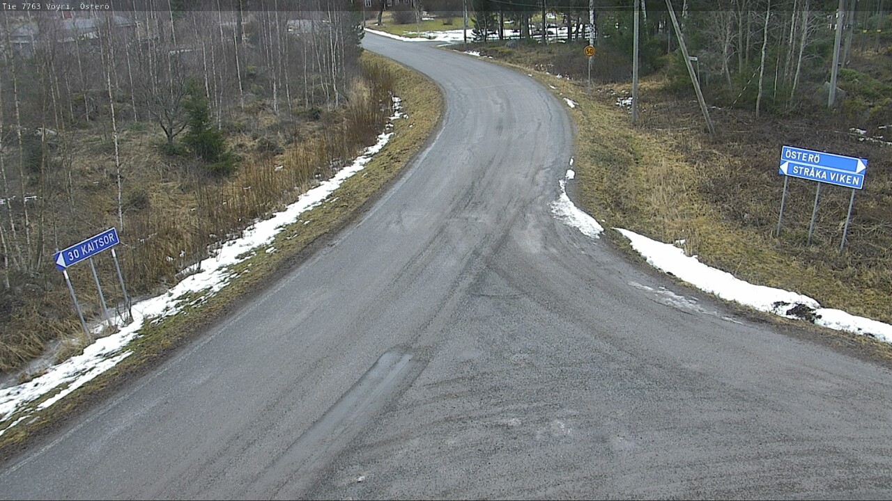 Weather Camera Image Väg 7763 Vöyri, Österö, Vöyri, Pohjanmaa