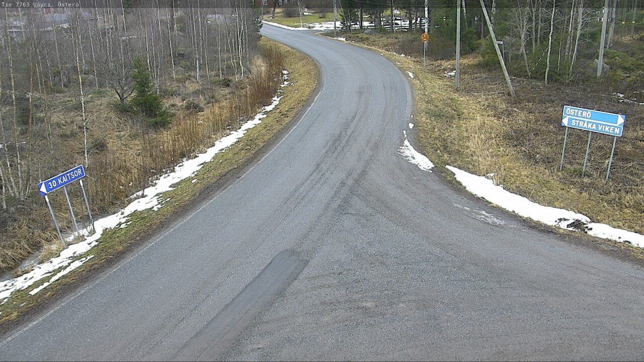 Weather Camera Image Väg 7763 Vöyri, Österö, Vöyri, Pohjanmaa
