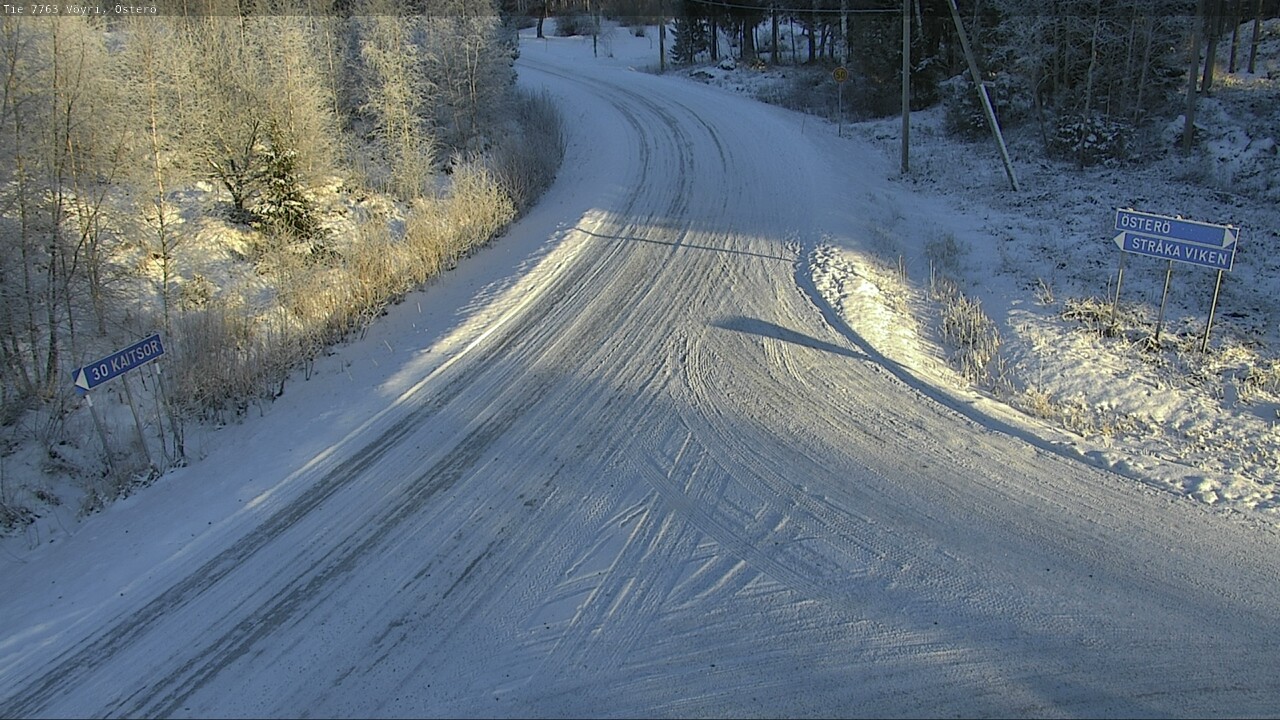 Weather Camera Image Väg 7763 Vöyri, Österö, Vöyri, Pohjanmaa