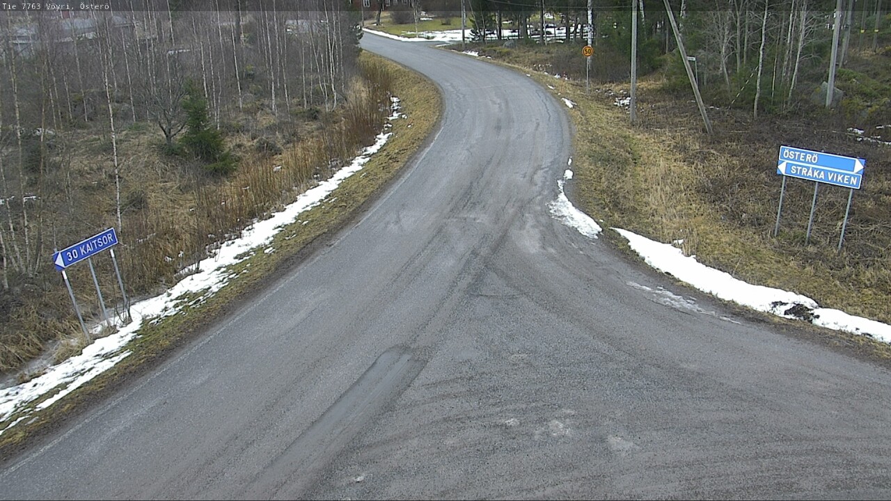 Weather Camera Image Väg 7763 Vöyri, Österö, Vöyri, Pohjanmaa