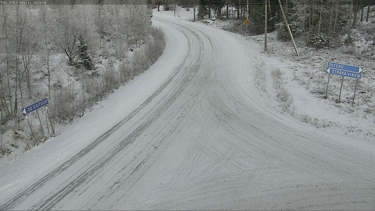 Weather Camera Image Road 7763 Vöyri, Österö, Vöyri, Pohjanmaa