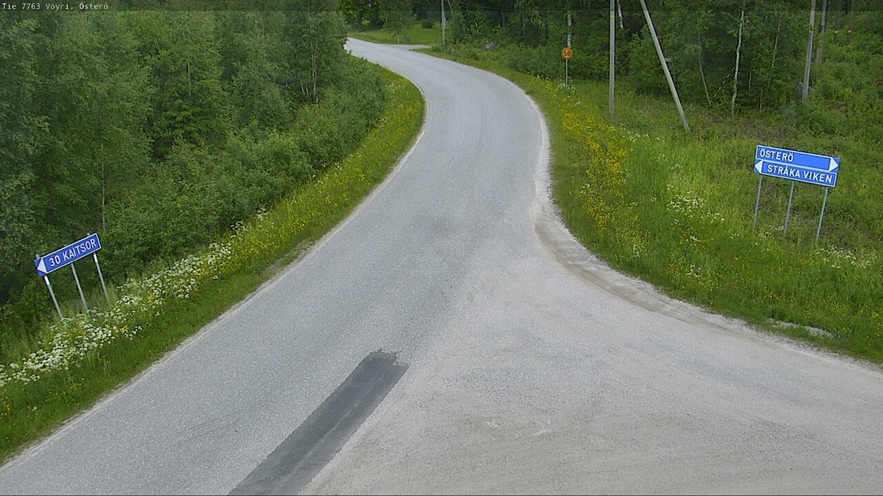 Weather Camera Image Road 7763 Vöyri, Österö, Vöyri, Pohjanmaa