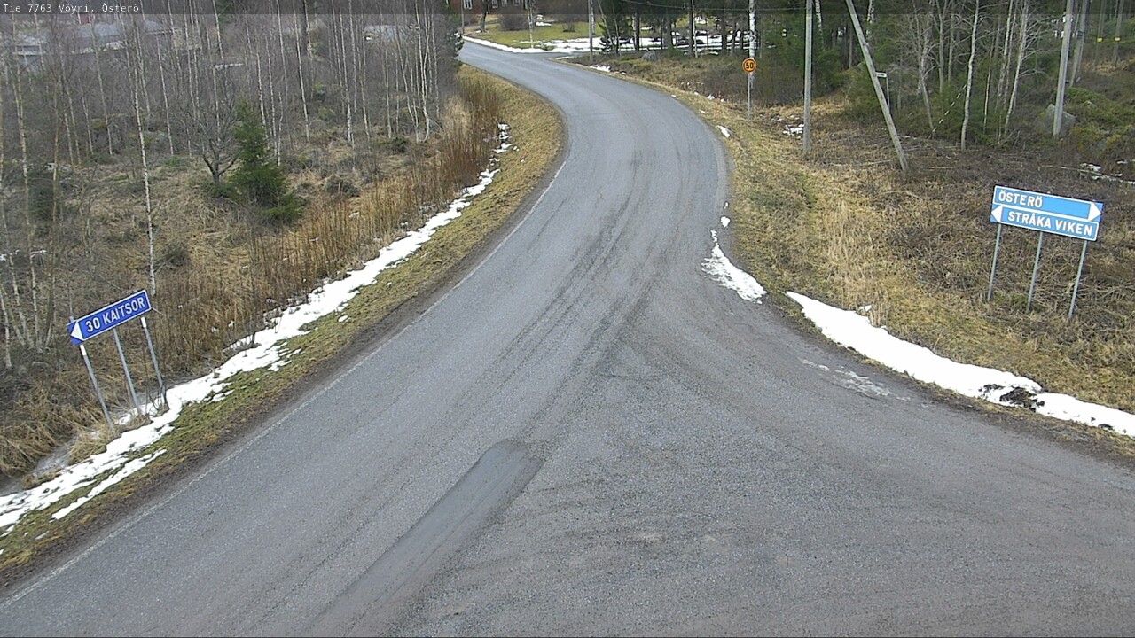 Weather Camera Image Väg 7763 Vöyri, Österö, Vöyri, Pohjanmaa