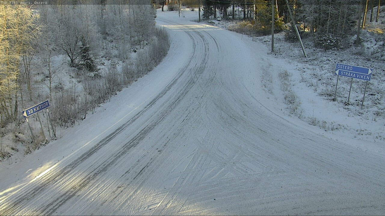 Weather Camera Image Väg 7763 Vöyri, Österö, Vöyri, Pohjanmaa