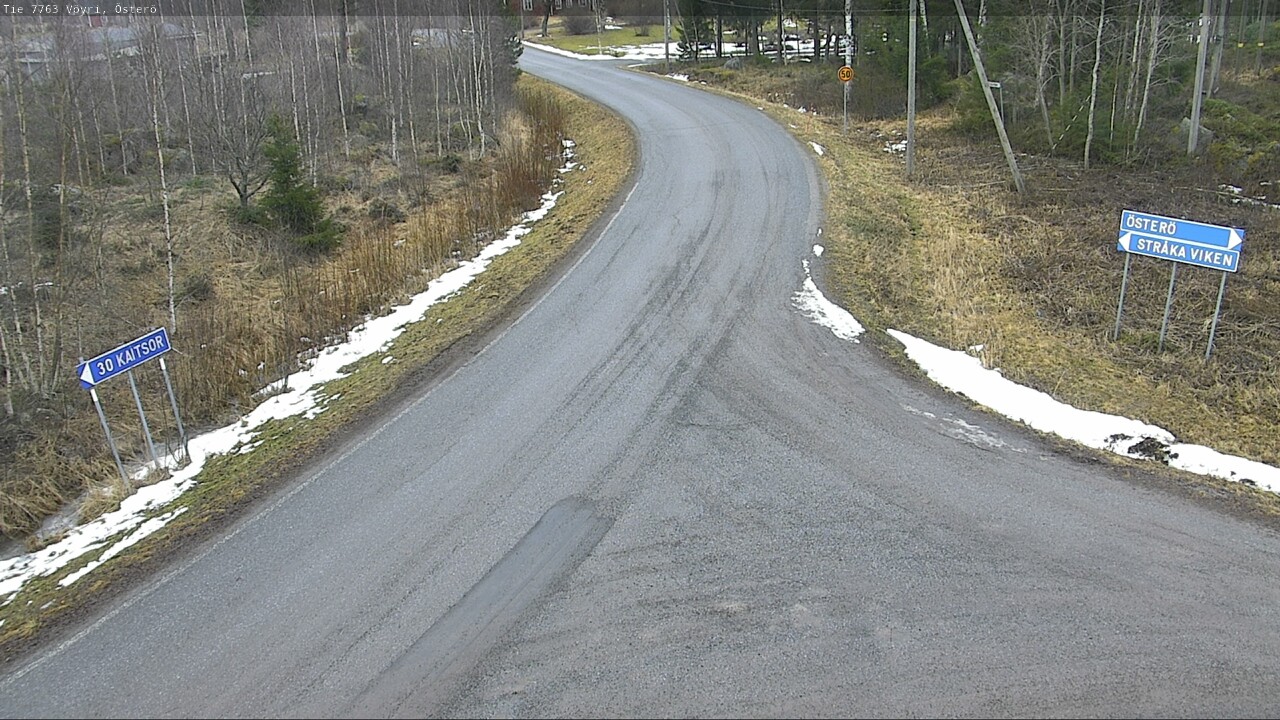 Weather Camera Image Väg 7763 Vöyri, Österö, Vöyri, Pohjanmaa