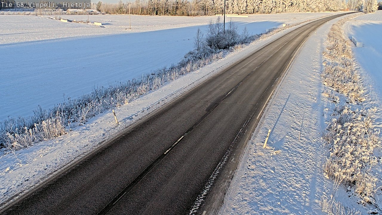 Weather Camera Image Road 68 Vimpeli, Hietoja, Vimpeli, Etelä-Pohjanmaa