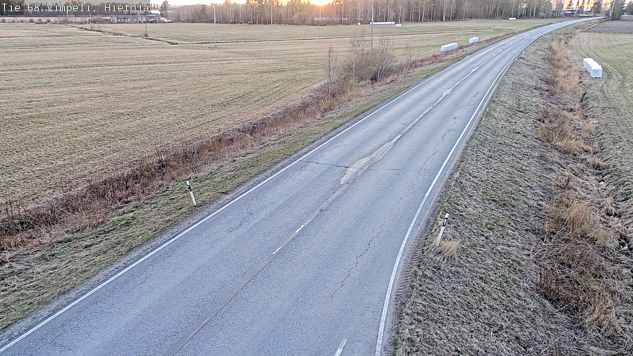 Weather Camera Image Road 68 Vimpeli, Hietoja, Vimpeli, Etelä-Pohjanmaa