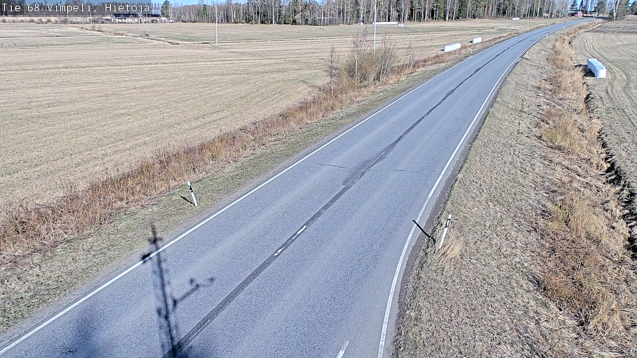 Weather Camera Image Road 68 Vimpeli, Hietoja, Vimpeli, Etelä-Pohjanmaa