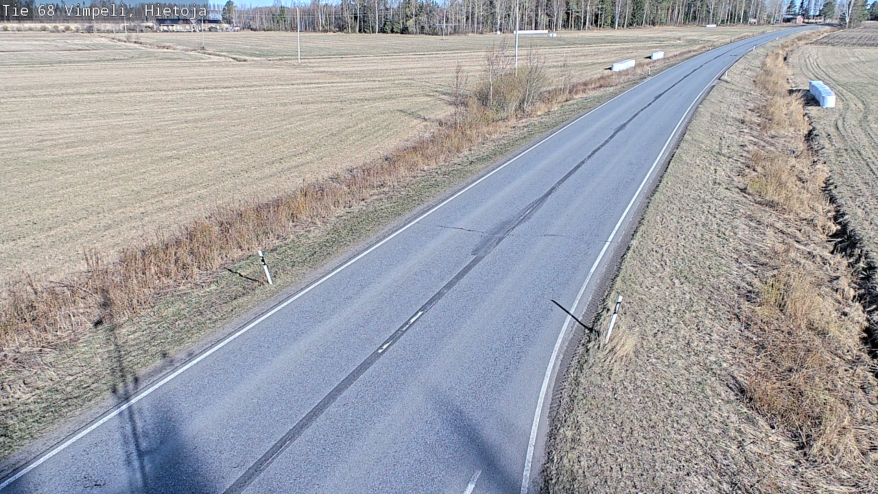 Weather Camera Image Road 68 Vimpeli, Hietoja, Vimpeli, Etelä-Pohjanmaa
