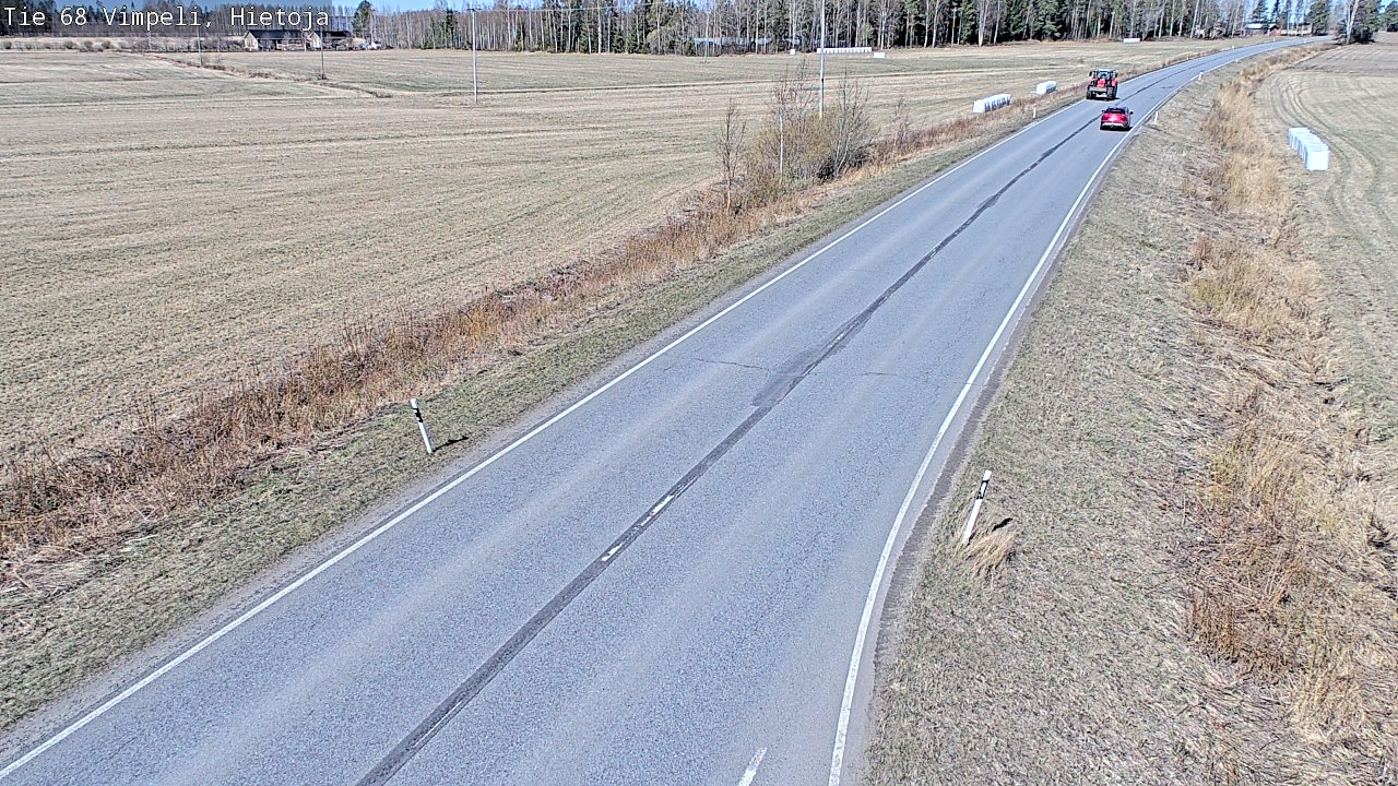 Weather Camera Image Road 68 Vimpeli, Hietoja, Vimpeli, Etelä-Pohjanmaa