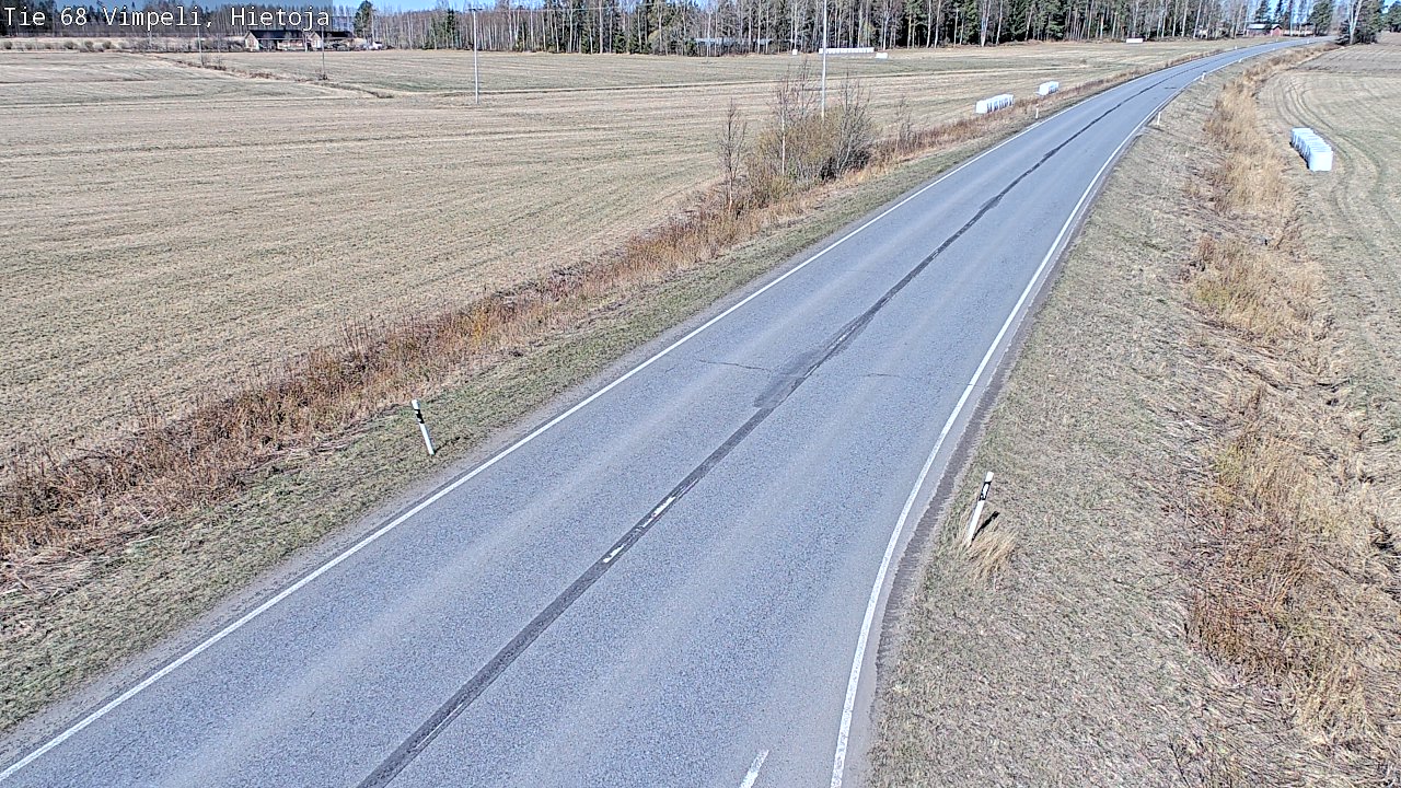 Weather Camera Image Road 68 Vimpeli, Hietoja, Vimpeli, Etelä-Pohjanmaa