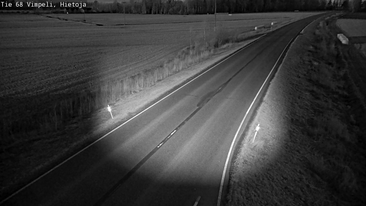 Weather Camera Image Road 68 Vimpeli, Hietoja, Vimpeli, Etelä-Pohjanmaa