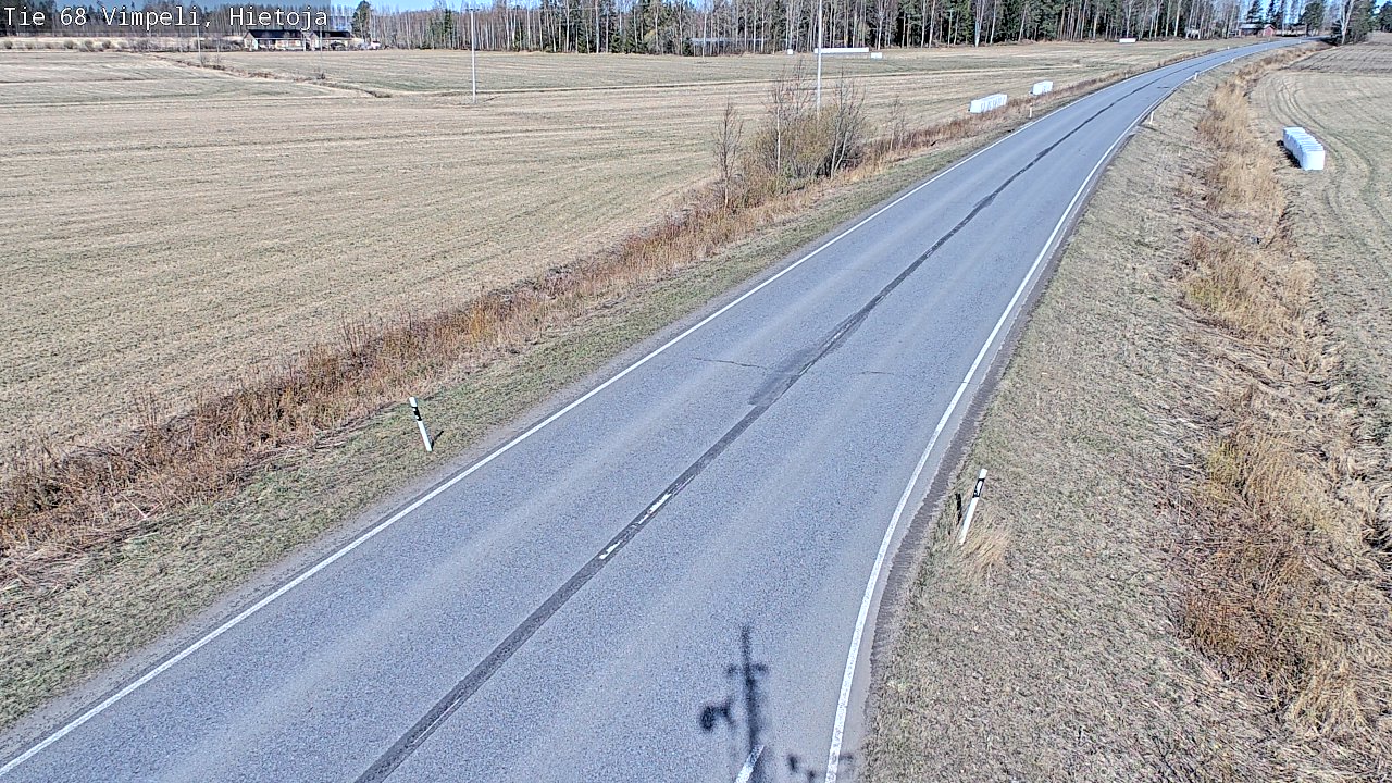 Weather Camera Image Road 68 Vimpeli, Hietoja, Vimpeli, Etelä-Pohjanmaa