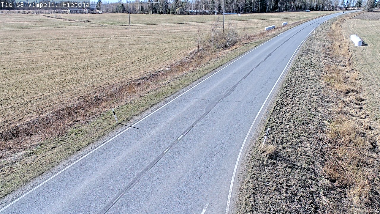 Weather Camera Image Road 68 Vimpeli, Hietoja, Vimpeli, Etelä-Pohjanmaa