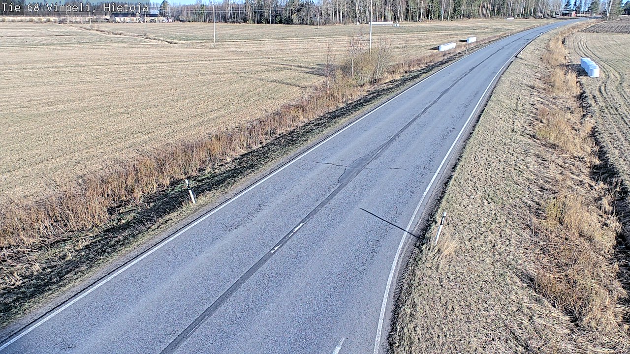 Weather Camera Image Road 68 Vimpeli, Hietoja, Vimpeli, Etelä-Pohjanmaa
