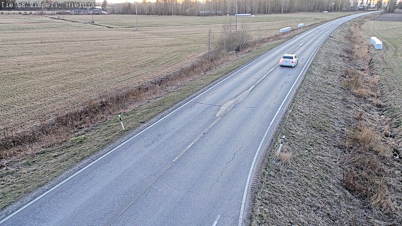 Weather Camera Image Road 68 Vimpeli, Hietoja, Vimpeli, Etelä-Pohjanmaa