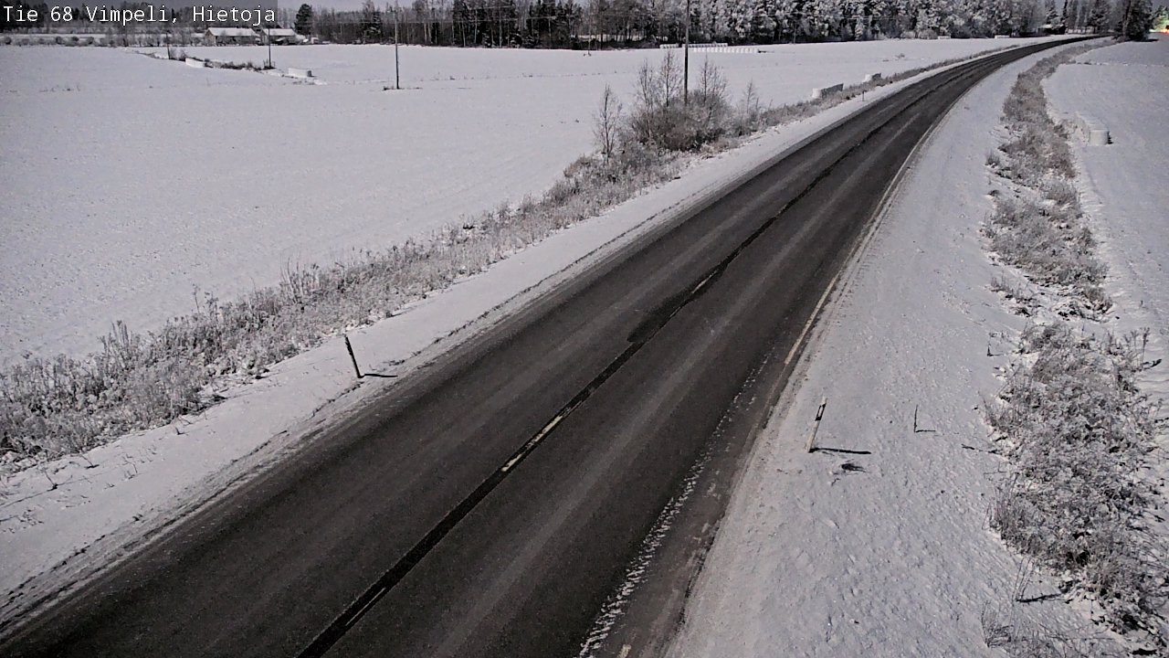Weather Camera Image Road 68 Vimpeli, Hietoja, Vimpeli, Etelä-Pohjanmaa