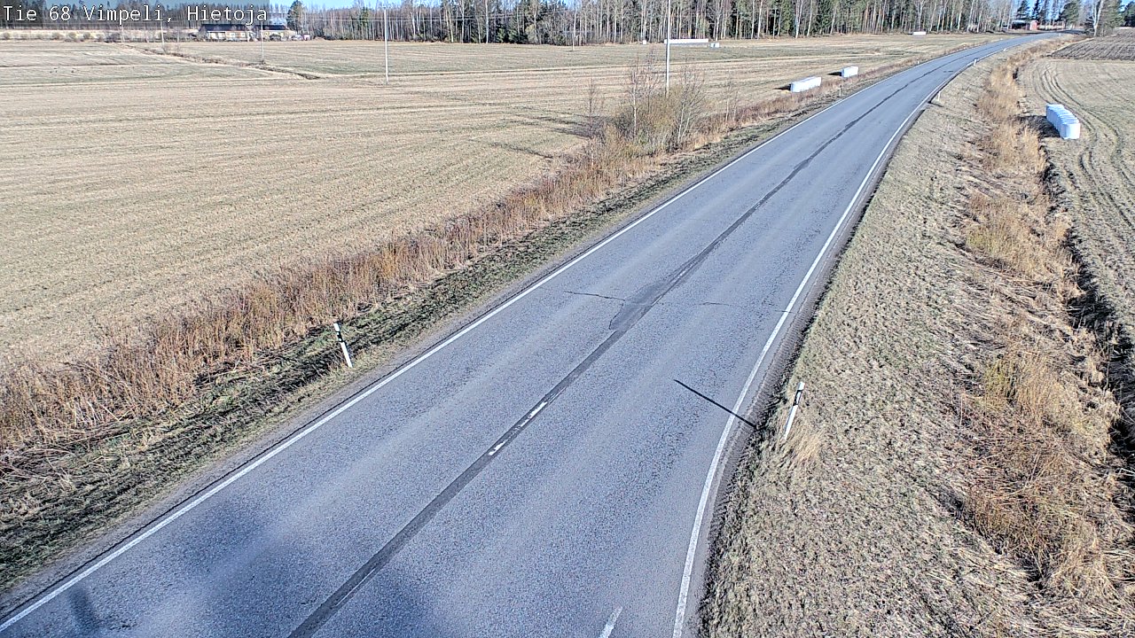 Weather Camera Image Road 68 Vimpeli, Hietoja, Vimpeli, Etelä-Pohjanmaa