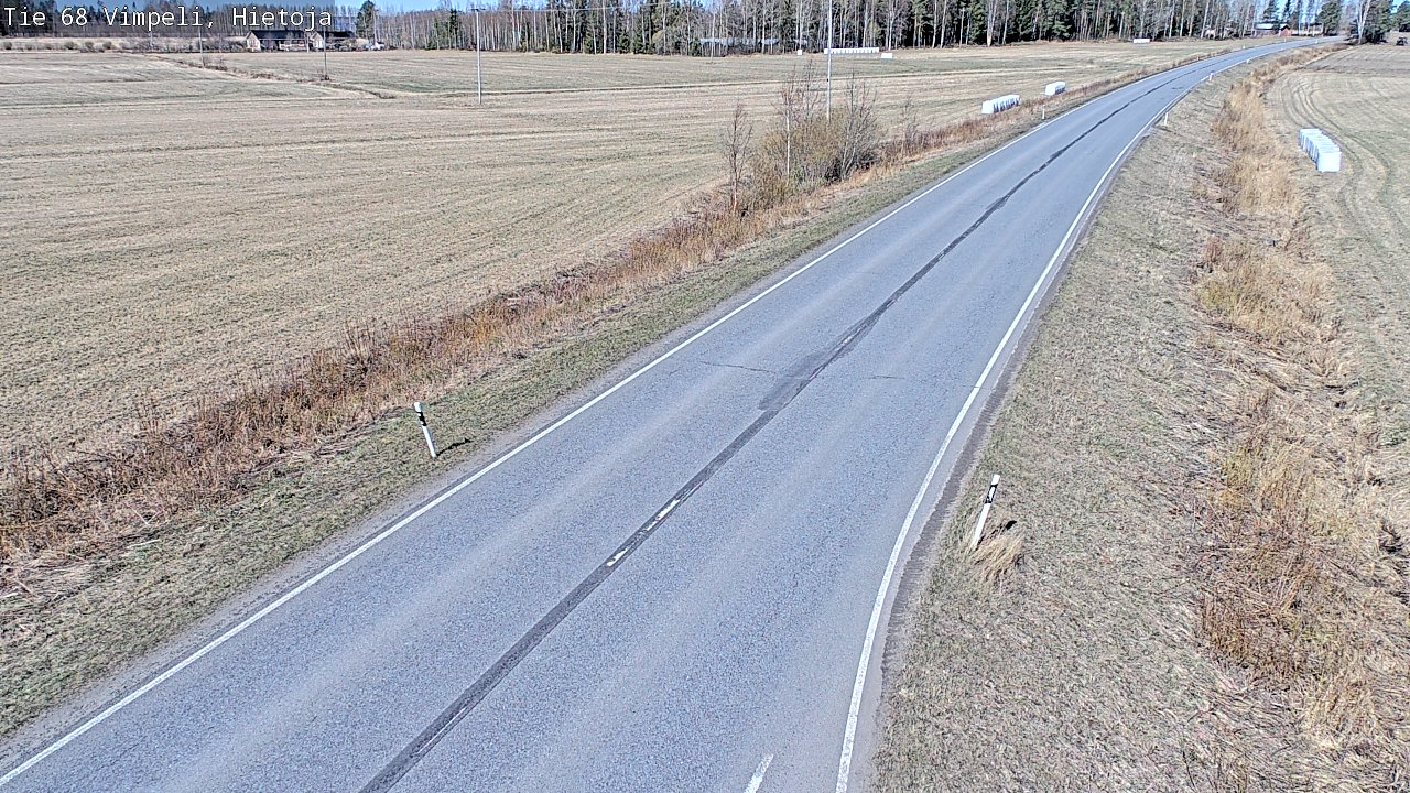 Weather Camera Image Road 68 Vimpeli, Hietoja, Vimpeli, Etelä-Pohjanmaa