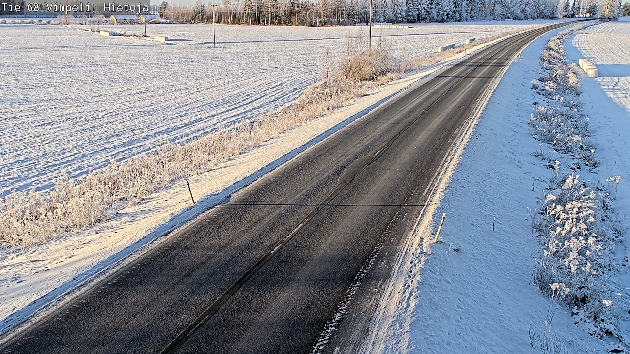 Weather Camera Image Road 68 Vimpeli, Hietoja, Vimpeli, Etelä-Pohjanmaa