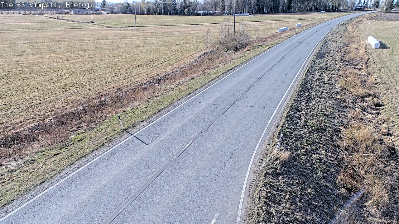 Weather Camera Image Road 68 Vimpeli, Hietoja, Vimpeli, Etelä-Pohjanmaa