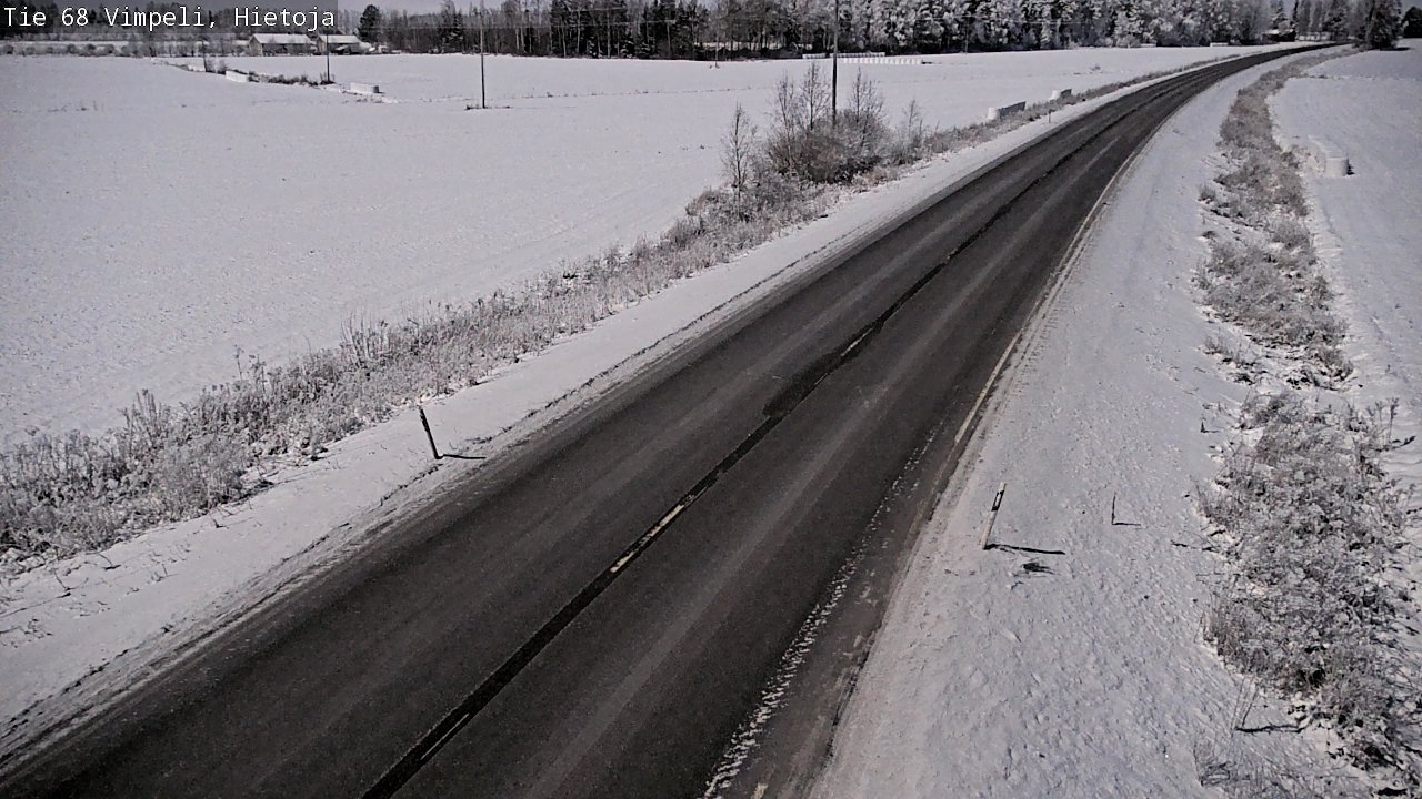 Weather Camera Image Road 68 Vimpeli, Hietoja, Vimpeli, Etelä-Pohjanmaa