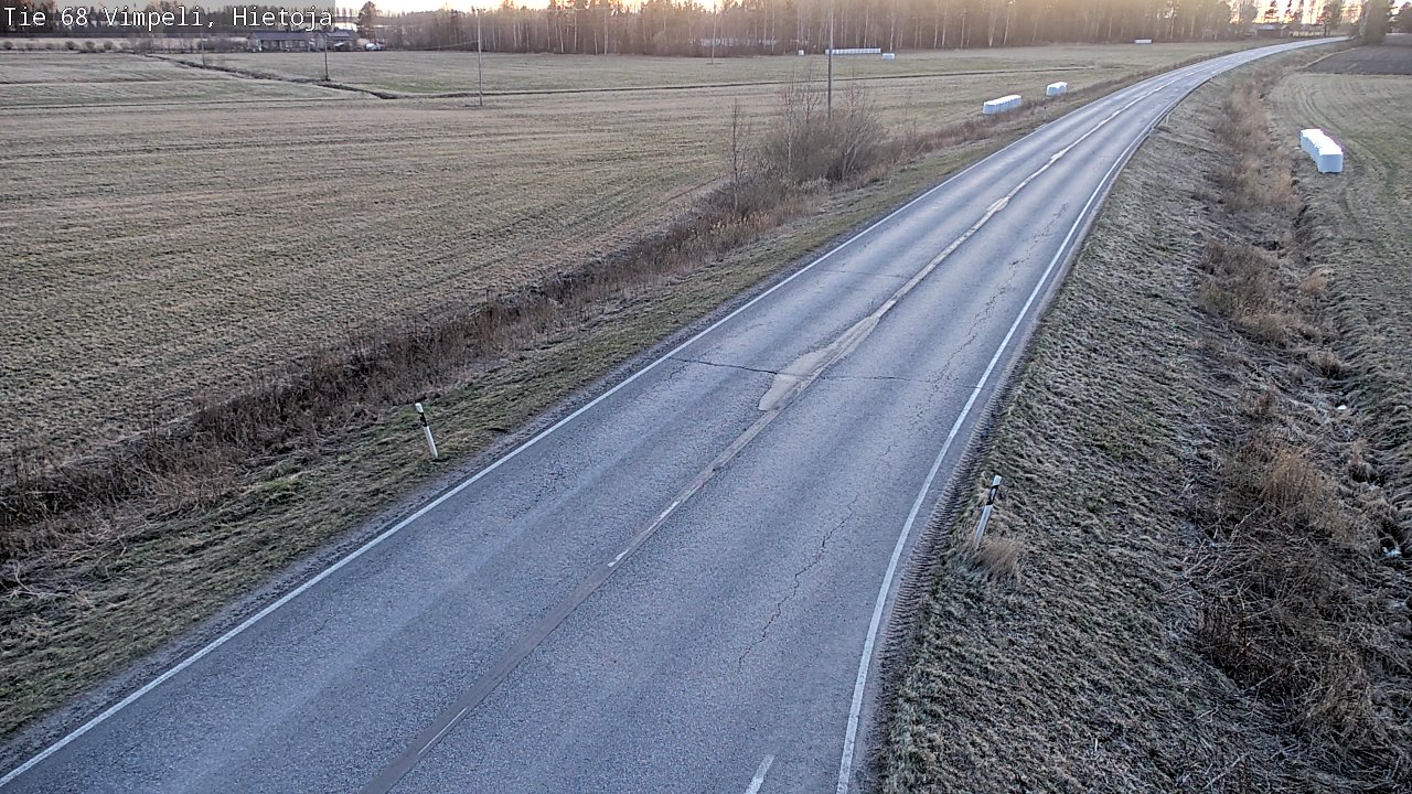Weather Camera Image Road 68 Vimpeli, Hietoja, Vimpeli, Etelä-Pohjanmaa