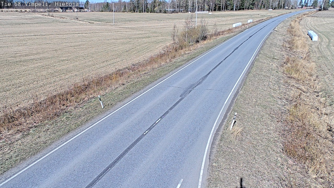 Weather Camera Image Road 68 Vimpeli, Hietoja, Vimpeli, Etelä-Pohjanmaa