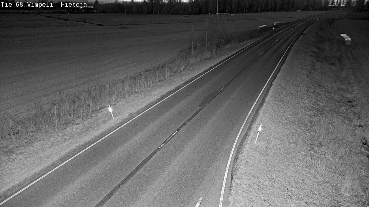 Weather Camera Image Road 68 Vimpeli, Hietoja, Vimpeli, Etelä-Pohjanmaa