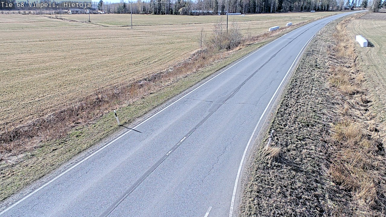 Weather Camera Image Road 68 Vimpeli, Hietoja, Vimpeli, Etelä-Pohjanmaa