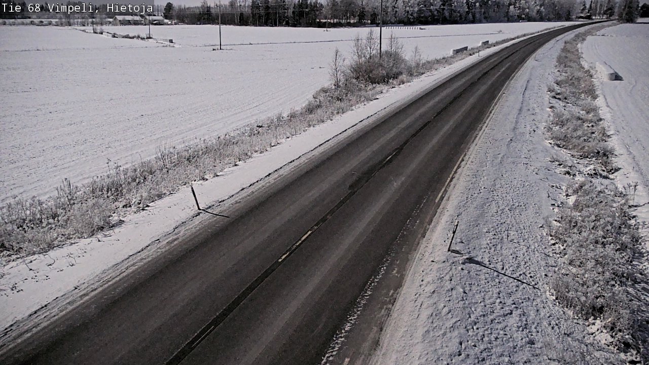 Weather Camera Image Road 68 Vimpeli, Hietoja, Vimpeli, Etelä-Pohjanmaa