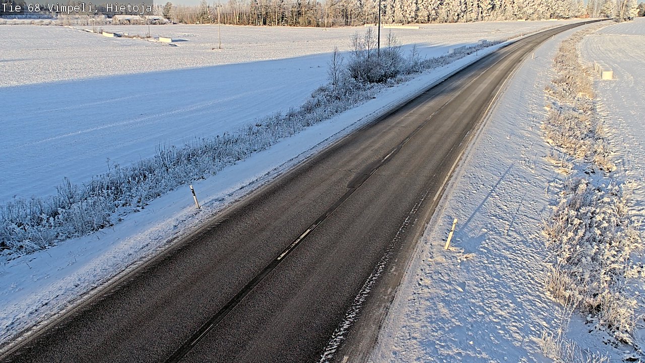 Weather Camera Image Road 68 Vimpeli, Hietoja, Vimpeli, Etelä-Pohjanmaa