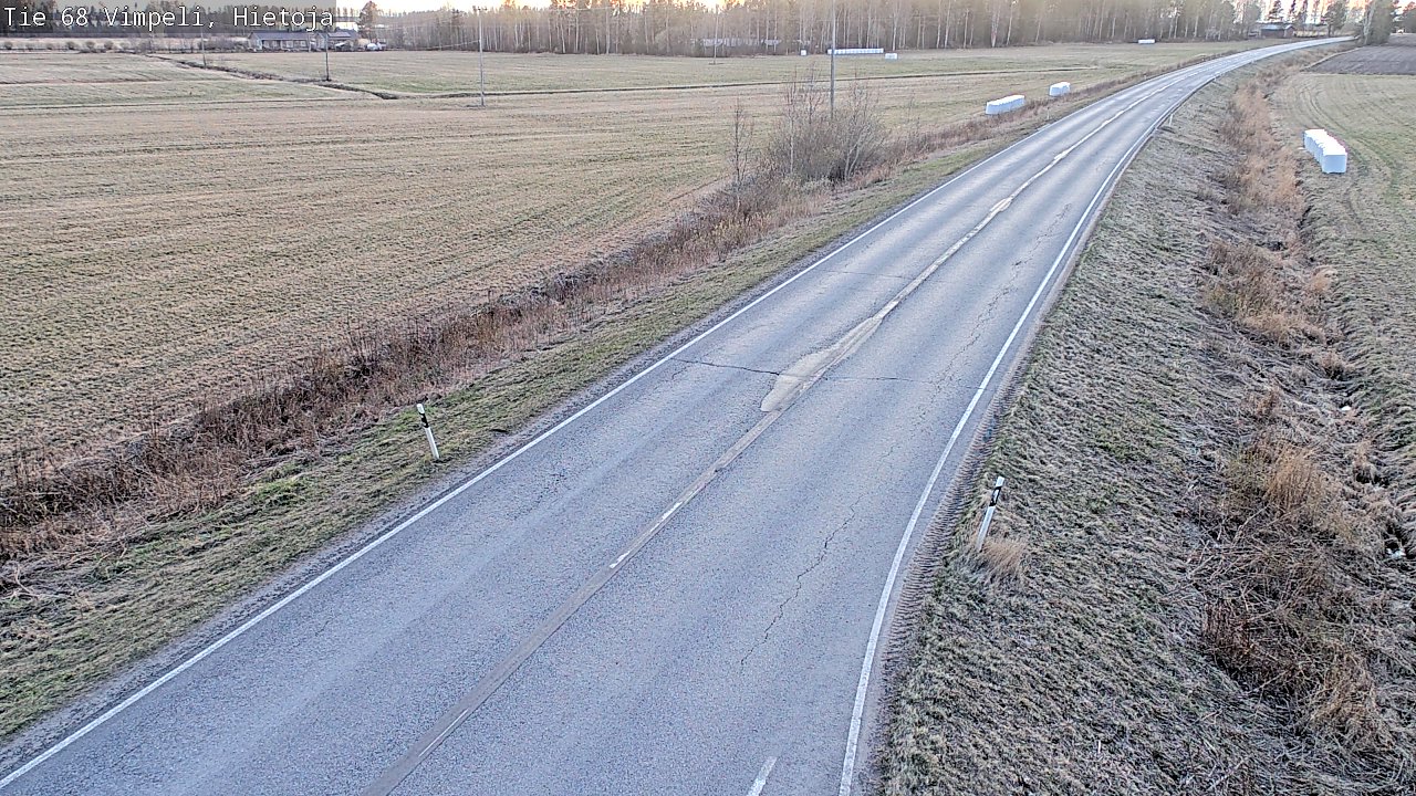Weather Camera Image Road 68 Vimpeli, Hietoja, Vimpeli, Etelä-Pohjanmaa