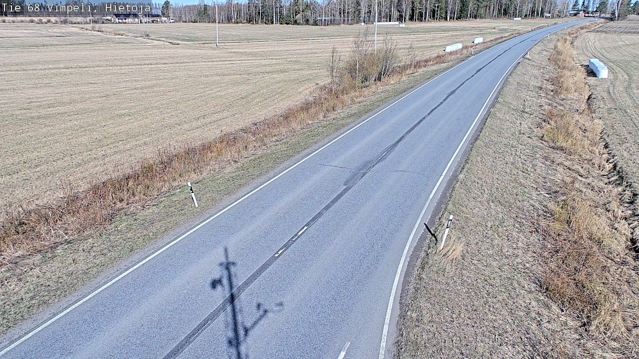 Weather Camera Image Road 68 Vimpeli, Hietoja, Vimpeli, Etelä-Pohjanmaa
