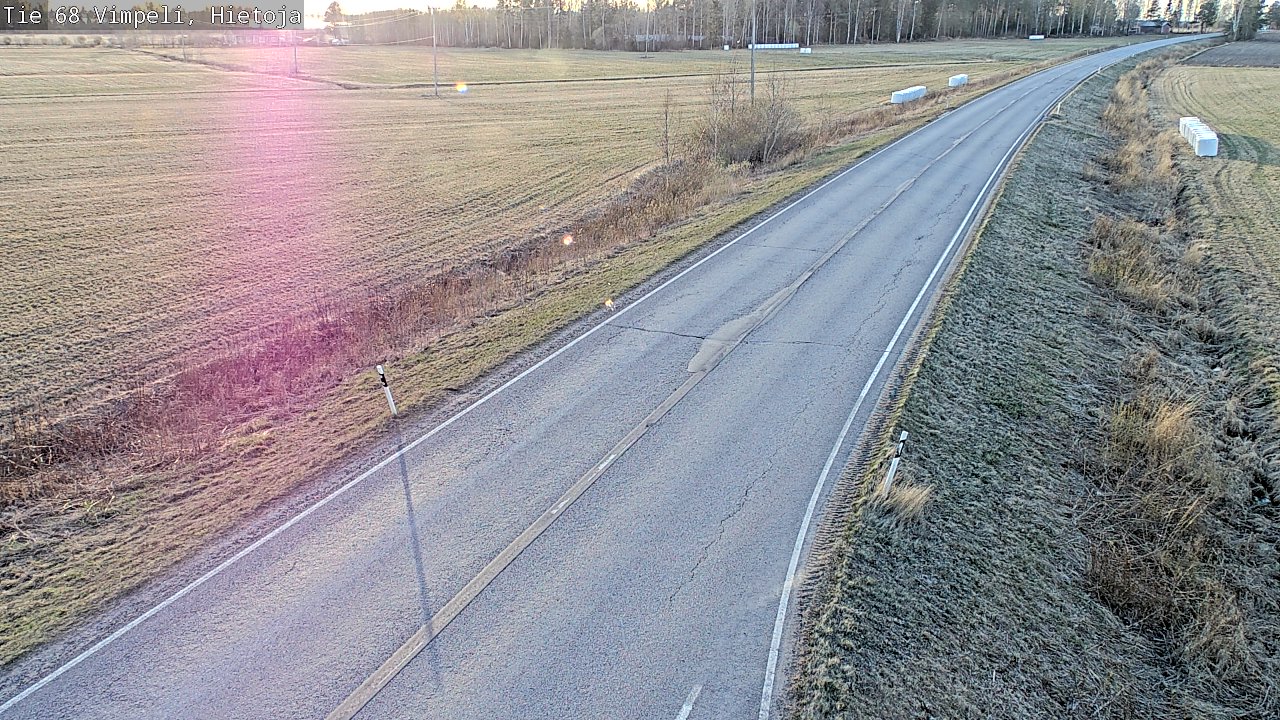 Weather Camera Image Road 68 Vimpeli, Hietoja, Vimpeli, Etelä-Pohjanmaa