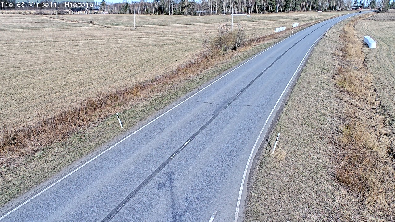 Weather Camera Image Road 68 Vimpeli, Hietoja, Vimpeli, Etelä-Pohjanmaa
