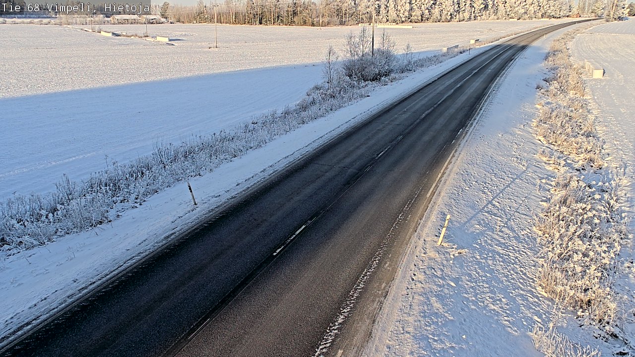 Weather Camera Image Road 68 Vimpeli, Hietoja, Vimpeli, Etelä-Pohjanmaa