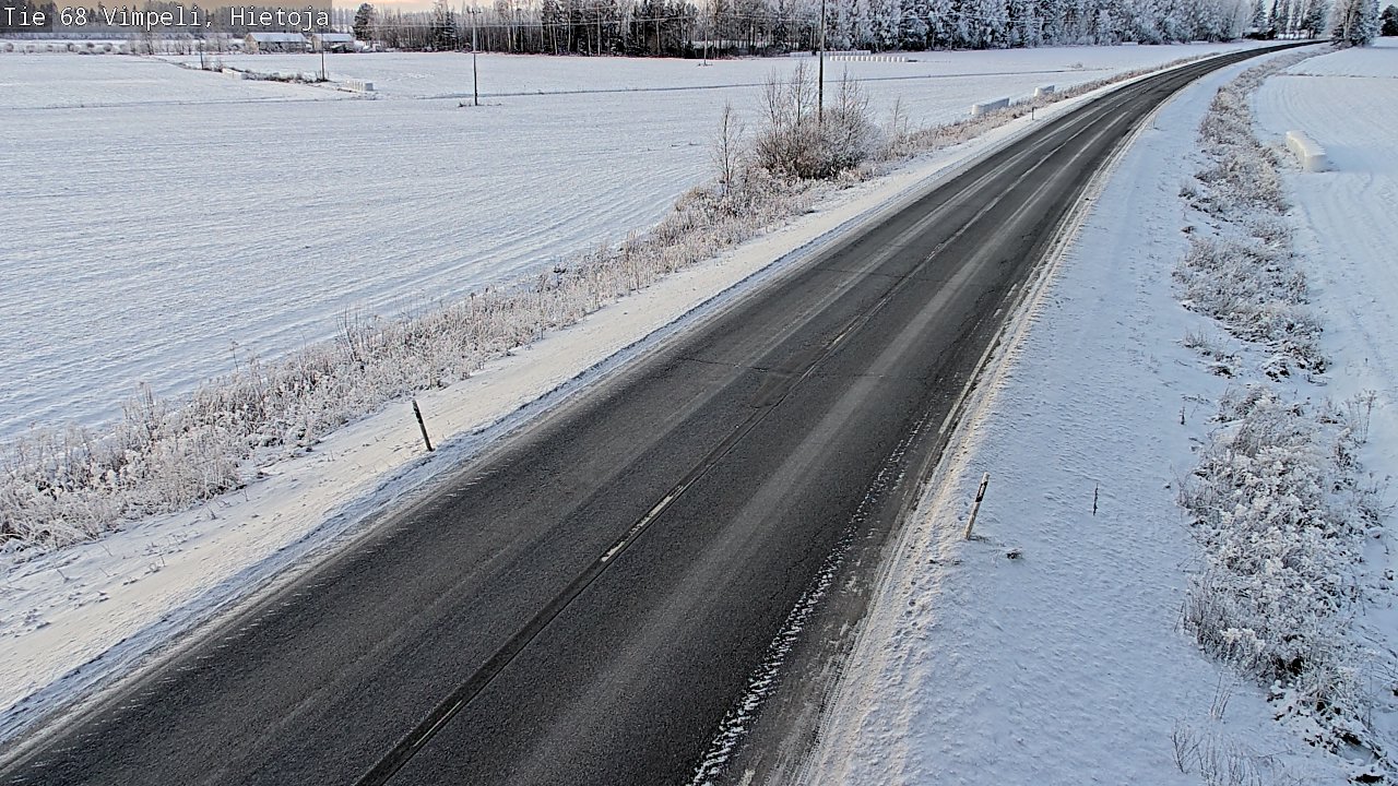 Weather Camera Image Road 68 Vimpeli, Hietoja, Vimpeli, Etelä-Pohjanmaa
