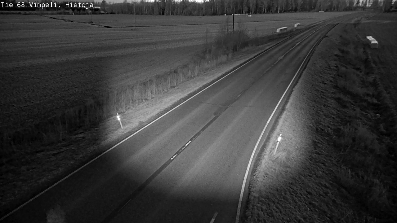 Weather Camera Image Road 68 Vimpeli, Hietoja, Vimpeli, Etelä-Pohjanmaa
