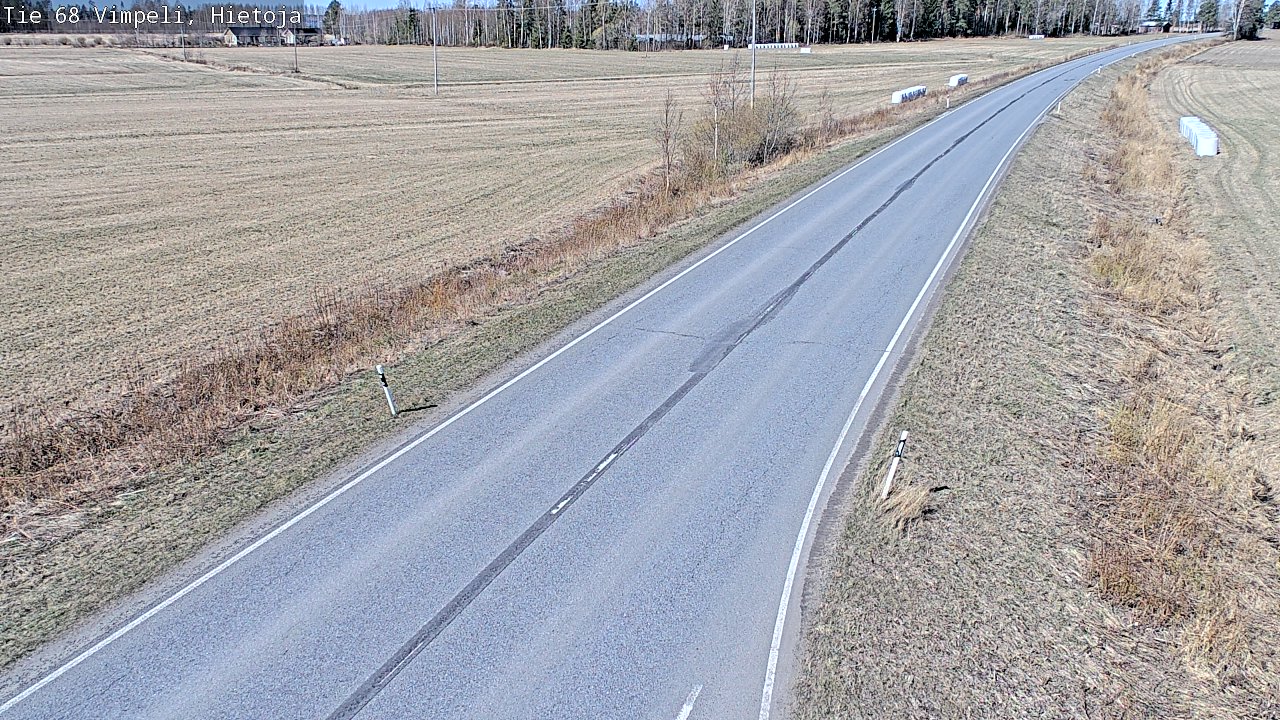 Weather Camera Image Road 68 Vimpeli, Hietoja, Vimpeli, Etelä-Pohjanmaa