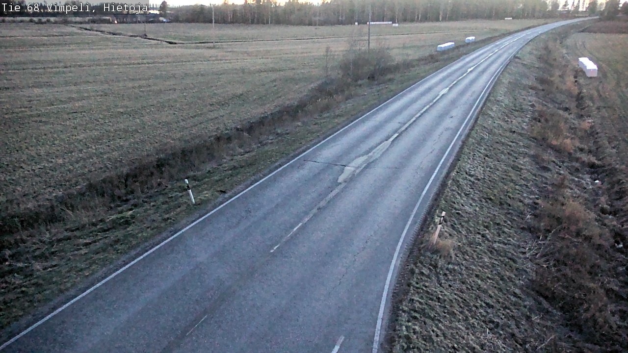 Weather Camera Image Road 68 Vimpeli, Hietoja, Vimpeli, Etelä-Pohjanmaa