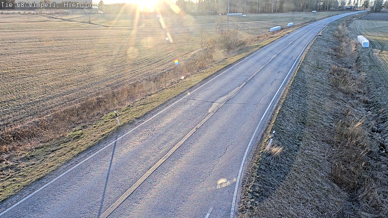 Weather Camera Image Road 68 Vimpeli, Hietoja, Vimpeli, Etelä-Pohjanmaa